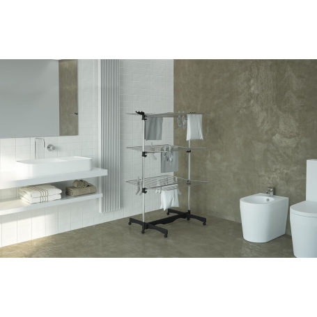 COLOMBO VERTICAL 40 STENDIBIANCHERIA IN ALLUMINIO COLORE BIANCO RIF. ST1030