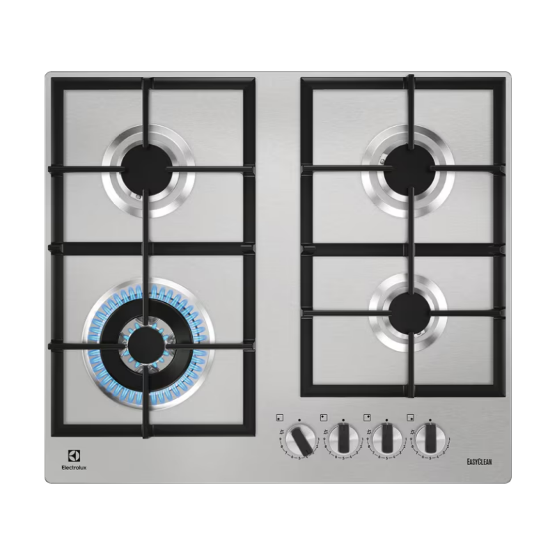 ELECTROLUX KGU64361Z SERIE 700 ULTRAFLAT LINE PIANO COTTURA 60CM 4 FUOCHI A GAS INOX