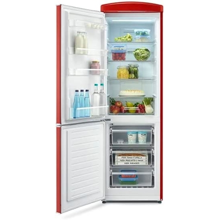 SEVERIN RKG 8887 FRIGORIFERO COMBINATO LINEA RETRO' 315 LT CLASSE E COLORE ROSSO - PROMO SEVERIN RKG 8887 FRIGORIFERO COMBINATO LINEA RETRO' 315 LT CLASSE E COLORE ROSSO - PROMO