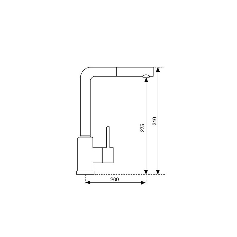 ARGO 2385 MISCELATORE CON DOCCETTA ESTRAIBILE...