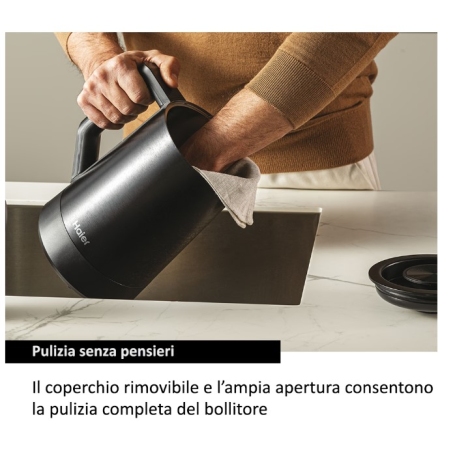 HAIER HKE5A 011 BOLLITORE I-MASTER SERIE 5 CAPIENZA 1,7LT - NERO