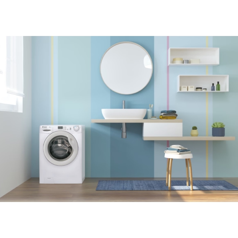 CANDY EY4061DW4/1-S LAVATRICE SLIM 45CM 6KG...