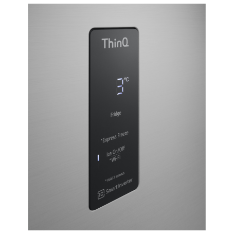 LG GTBV44PYBKD FRIGORIFERO DOPPIA PORTA 461LT NO FROST CLASSE E INOX - PROMO