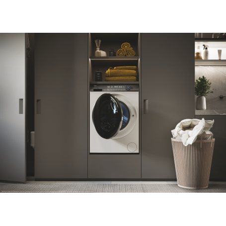 HAIER HW80-B14IGITEUIT LAVATRICE SLIM 44CM 8KG 1400 GIRI VAPORE WIFI CLASSE A