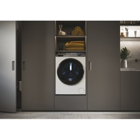 HAIER HW80-B14IGITEUIT LAVATRICE SLIM 44CM 8KG 1400 GIRI VAPORE WIFI CLASSE A