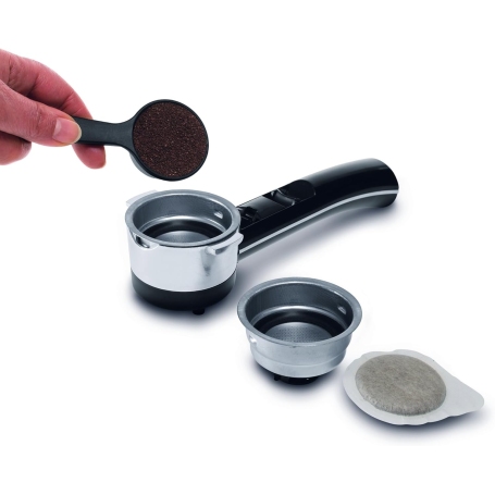 DE LONGHI EC201.CD.B MACCHINA DA CAFFE' 2 TAZZE A CIALDE O MACINATO E CAPPUCCINATORE - EC201CDB