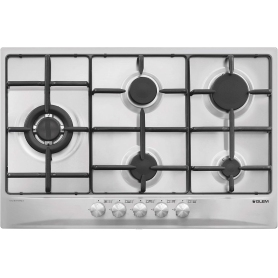 GLEM GAS GT85TIX PIANO COTTURA 74CM 5 FUOCHI A GAS INOX
