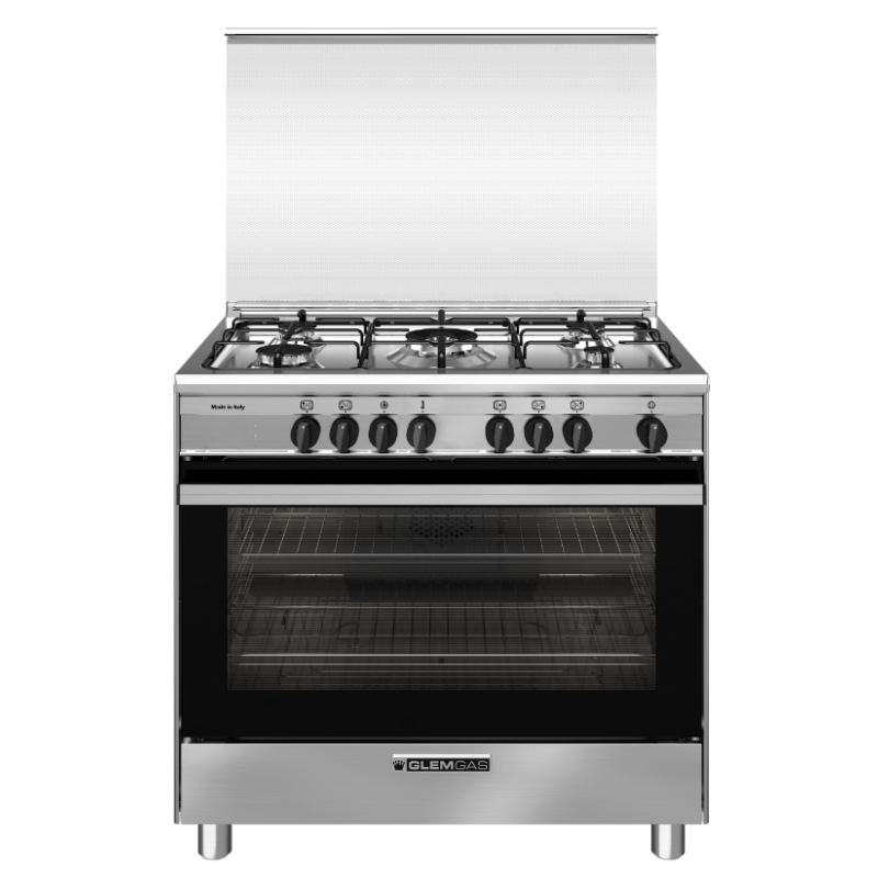 GLEM GAS SA965MI6 CUCINA A GAS 90X60 5 FUOCHI FORNO ELETTRICO