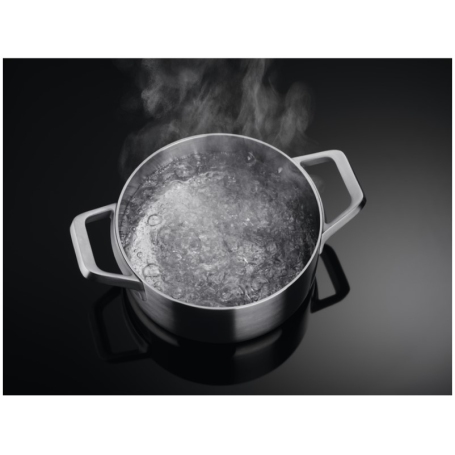 AEG HDB95623NB PIANO COTTURA DA INCASSO MISTO 90CM 1 BRUCIATORE A GAS + 4 ZONE INDUZIONE IN VETROCERAMICA NERO