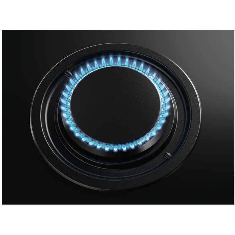 AEG HDB95623NB PIANO COTTURA DA INCASSO MISTO 90CM 1 BRUCIATORE A GAS + 4 ZONE INDUZIONE IN VETROCERAMICA NERO