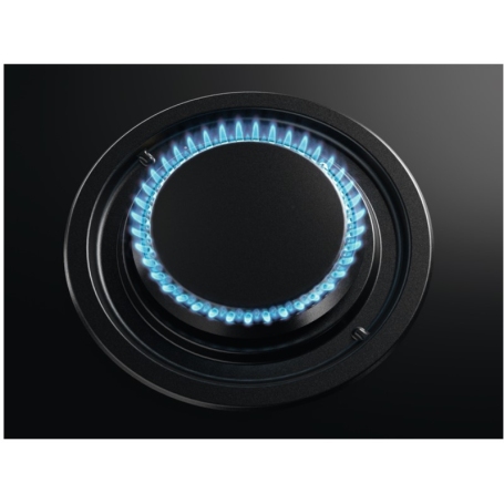 AEG HDB95623NB PIANO COTTURA DA INCASSO MISTO 90CM 1 BRUCIATORE A GAS + 4 ZONE INDUZIONE IN VETROCERAMICA NERO