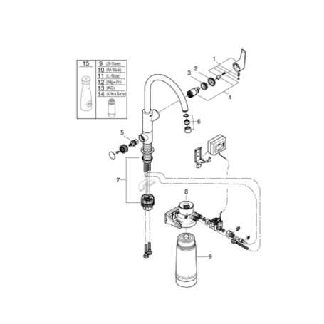GROHE 30581000 MISCELATORE CON DEPURATORE COLORE CROMO