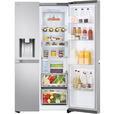 LG GSLE91MBAC FRIGORIFERO SIDE BY SIDE 628LT NO FROST WIFI DISPENSER CLASSE C INOX