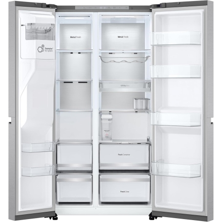 LG GSLE91MBAC FRIGORIFERO SIDE BY SIDE 628LT NO FROST WIFI DISPENSER CLASSE C INOX