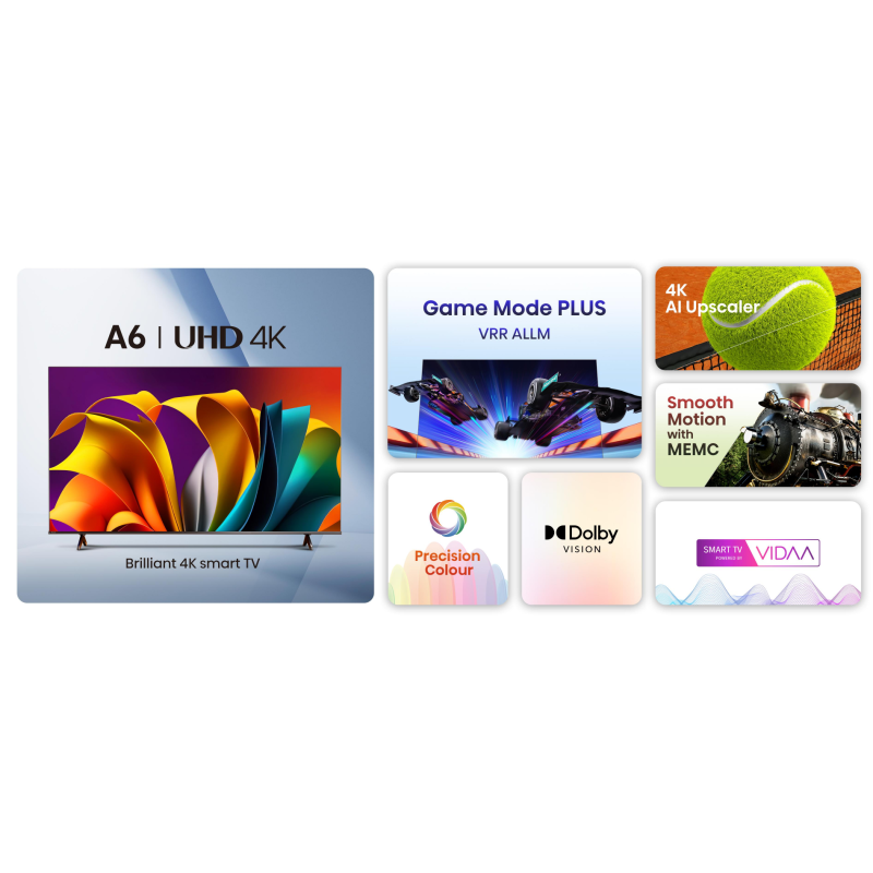 HISENSE 50A69N TV LED 50'' SMART TV UHD 4K...