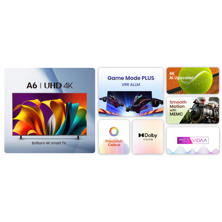 HISENSE 50A69N TV LED 50'' SMART TV UHD 4K DVB-T2 HEVC MAIN 10