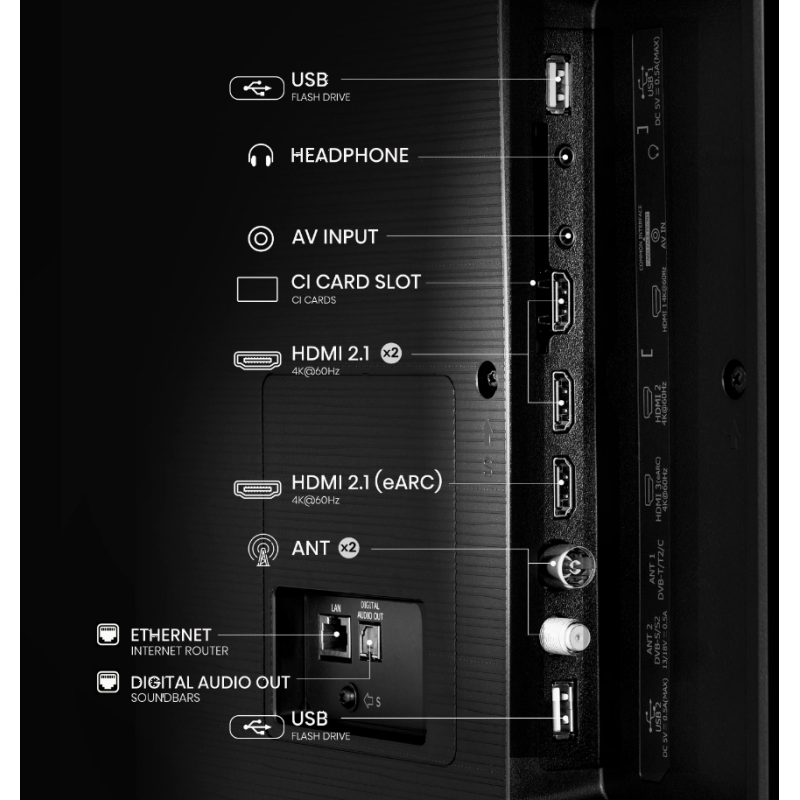 HISENSE 50A69N TV LED 50'' SMART TV UHD 4K...