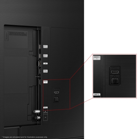 SAMSUNG UE55DU8070UXZT TV LED 55'' 4K CRYSTAL UHD SMART TV WI-FI