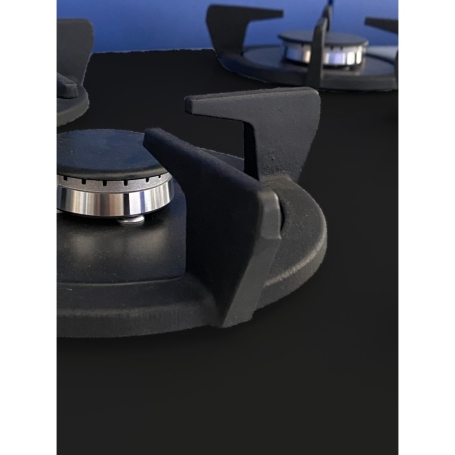 LAREL L848GN PIANO COTTURA 60CM 4 FUOCHI A GAS IN VETRO NERO