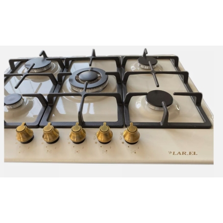 LAREL L858AG PIANO COTTURA 70CM 5 FUOCHI A GAS AVENA