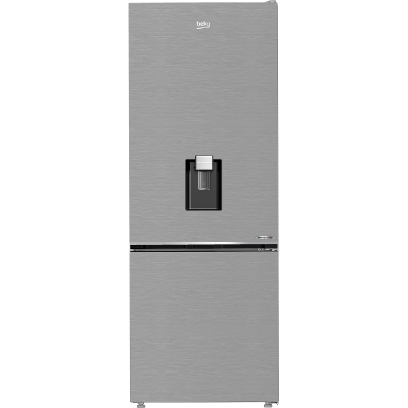 BEKO B3RCNE564HDXB FRIGORIFERO COMBINATO 490LT TOTAL NO FROST CON DISPENSER CLASSE E COLORE INOX