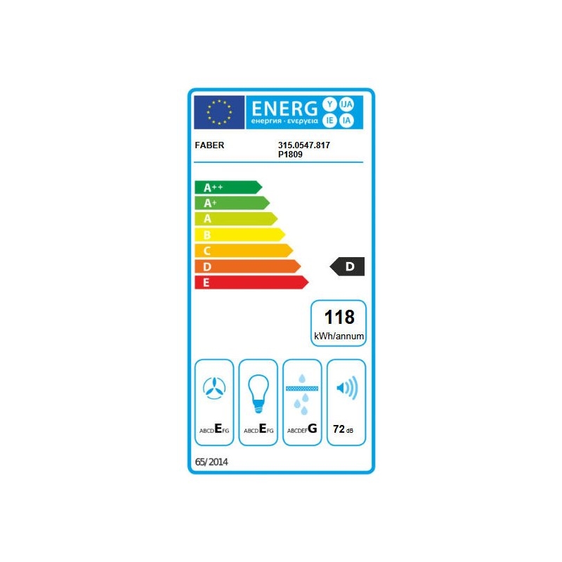 FABER 2156 SRM LG/X A90 CAPPA SOTTOPENSILE 90...