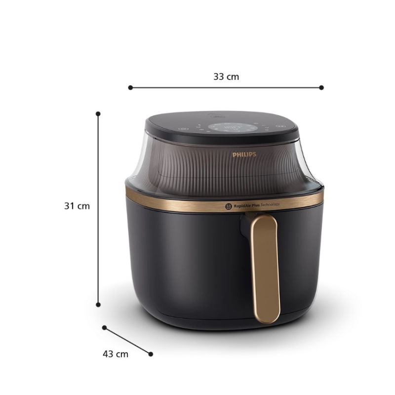 PHILIPS AIRFRYER SERIE 3000 FRIGGITRICE AD ARIA...
