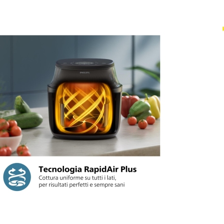 PHILIPS AIRFRYER SERIE 3000 FRIGGITRICE AD ARIA 6.2LT - NA332/00