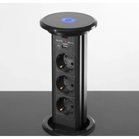 EKOTECH 92114160BLACK TORRETTA ELETTRICA MOTORIZZATA A...