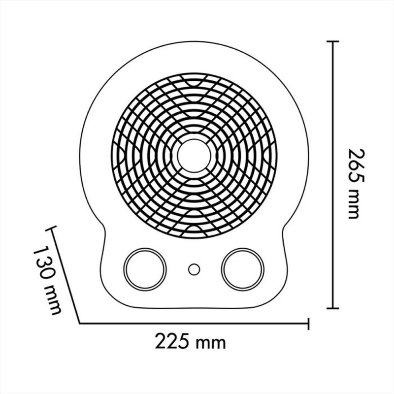 ARGO DORI BERRY TERMOVENTILATORE ROSSO CILIEGIA...