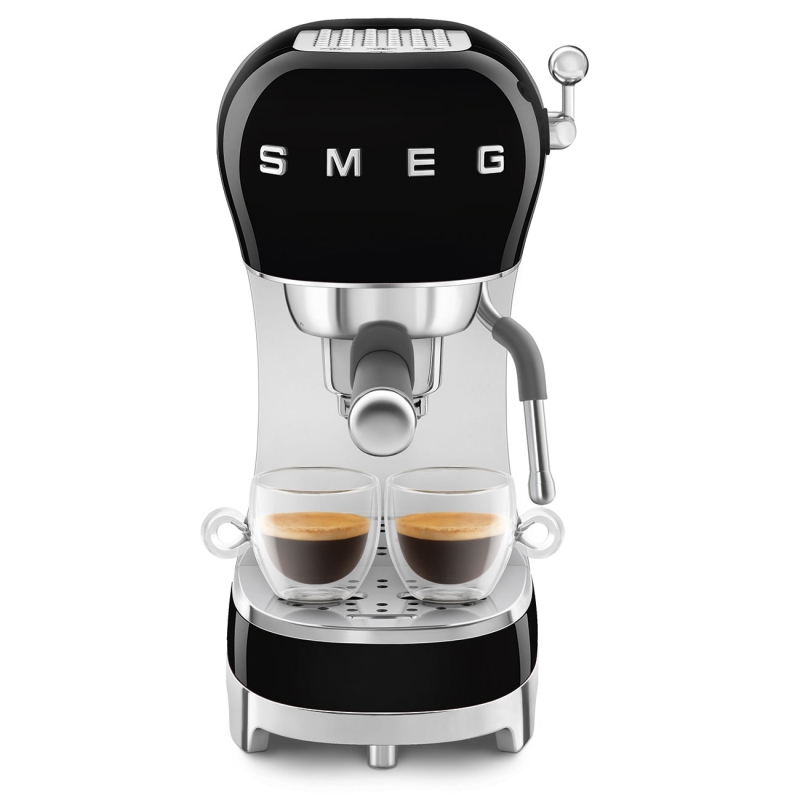 SMEG ECF02BLEU MACCHINA DA CAFFE' ESPRESSO MANUALE 50'S STYLE 1350W COLORE NERA