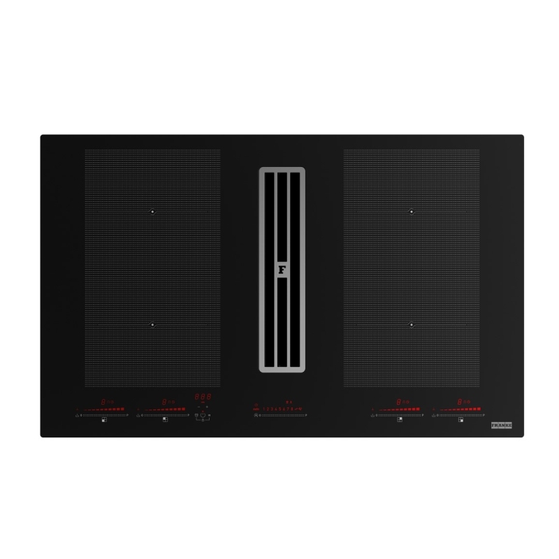 FRANKE FMA 8391 HI PIANO COTTURA A INDUZIONE CON CAPPA INTEGRATA 83CM 4 ZONE COTTURA IN VETRO NERO - 340.0705.227