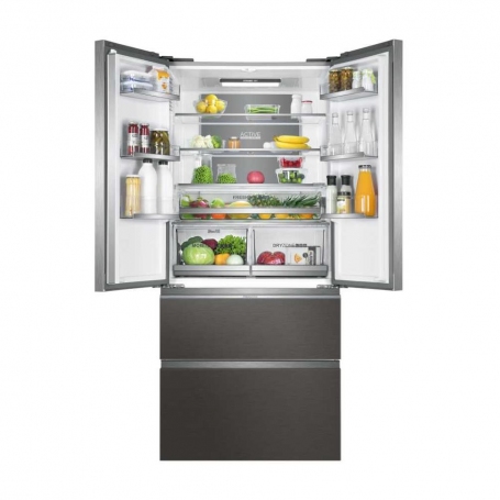 HAIER HB18FGSAAA FRIGORIFERO 4 PORTE TOTAL NO FROST 508LT CLASSE E INOX - PROMO