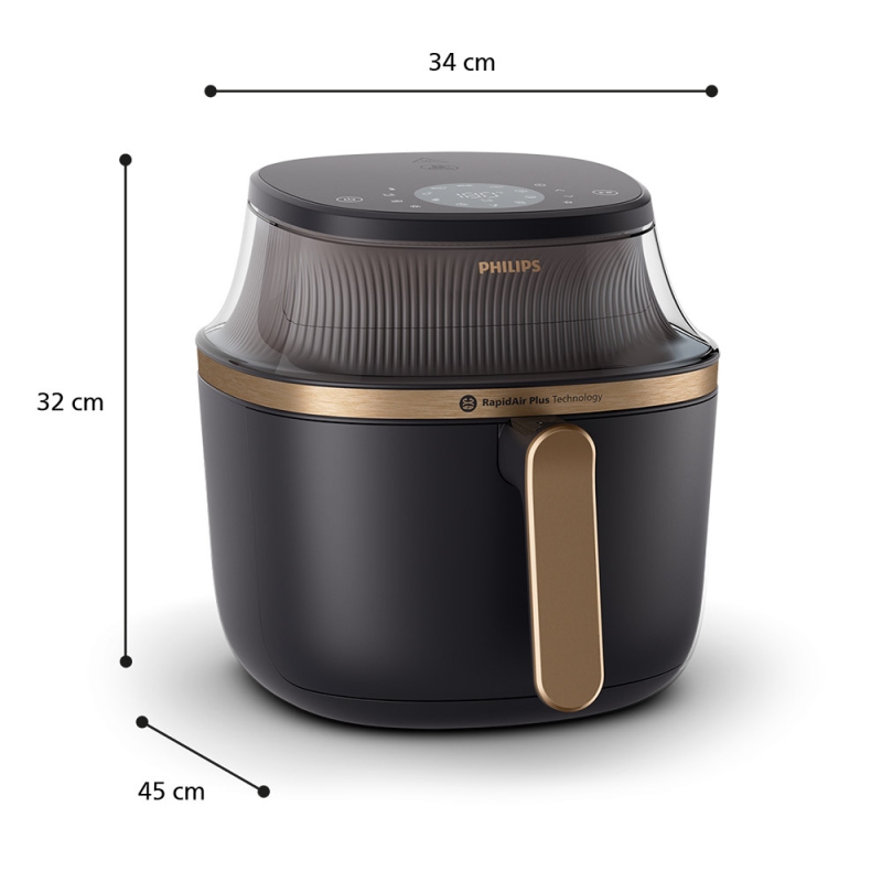 PHILIPS AIRFRYER SERIE 3000 FRIGGITRICE AD ARIA...