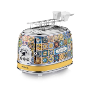 ARIETE 155 TOSTAPANE POSITANO 2 FETTE CON PINZE