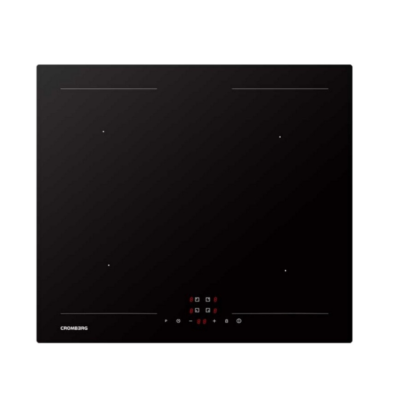 CROMBERG HIK604B PIANO COTTURA A INDUZIONE 60CM 4 ZONE IN VETRO NERO