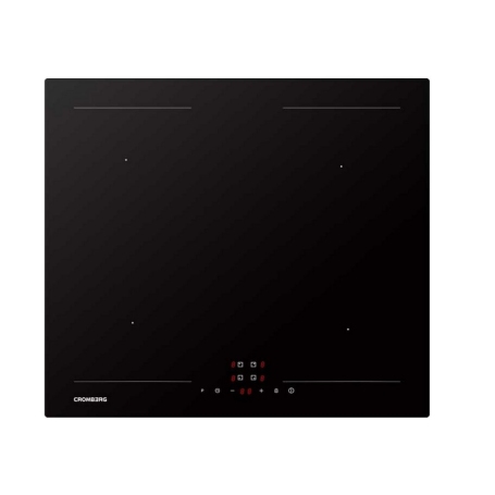 CROMBERG HIK604B PIANO COTTURA A INDUZIONE 60CM 4 ZONE IN VETRO NERO