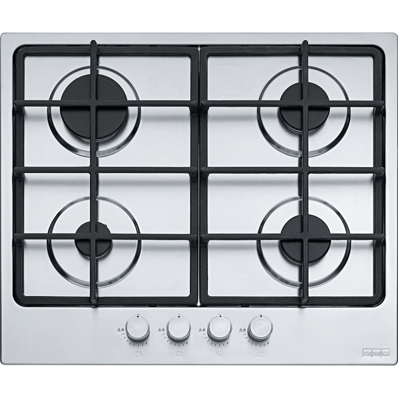 FRANKE FHSM 604 4G XS C - 106.0554.390 PIANO COTTURA DA INCASSO 60CM 4 FUOCHI A GAS INOX SATINATO