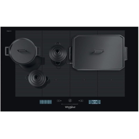 WHIRLPOOL SMP 778 C/NE/IXL PIANO COTTURA A INDUZIONE 77CM 8 ZONE DI COTTURA - NERO