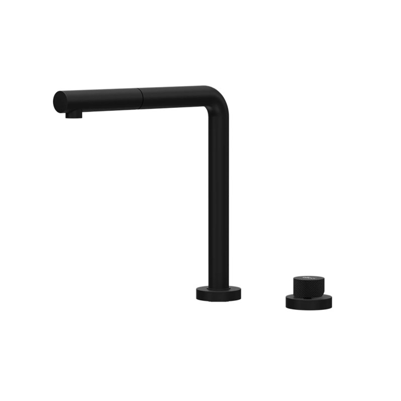 ELLECI FOLD BK MISCELATORE MONOCOMANDO CON DOCCETTA ESTRAIBILE COLORE NERO