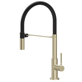 NEWFORM 71850.57.098 MAKI MISCELATORE ORO/NERO OPACO