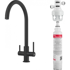 FRANKE 160.0702.681 MISCELATORE CON ACQUA FILTRATA - NERO...
