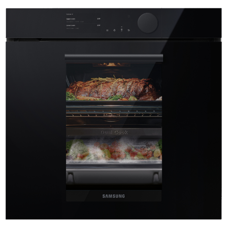 SAMSUNG NV75T8549RK FORNO ELETTRICO DA INCASSO DUAL COOK 75LT WIFI CLASSE A+ NERO