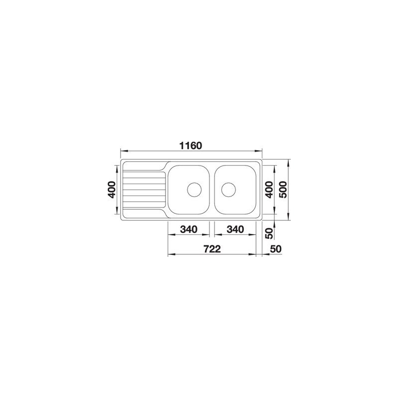 OUTLET BLANCO DINAS 8 S 1328106 LAVELLO 2...