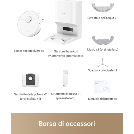DREAME D10 PLUS GEN2 ROBOT ASPIRAPOLVERE E LAVAPAVIMENTI - D10PLUSGEN2