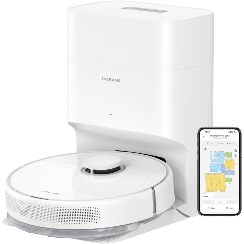DREAME D10 PLUS GEN2 ROBOT ASPIRAPOLVERE E LAVAPAVIMENTI
