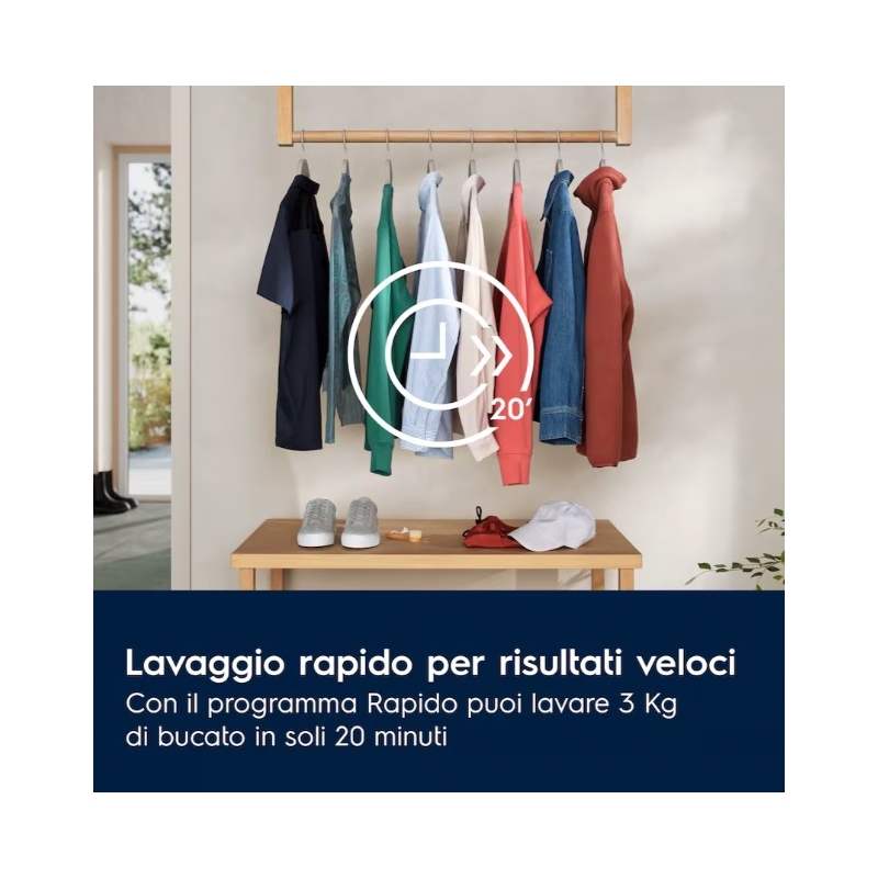 ELECTROLUX EW6F19G LAVATRICE 9KG 1350 GIRI...