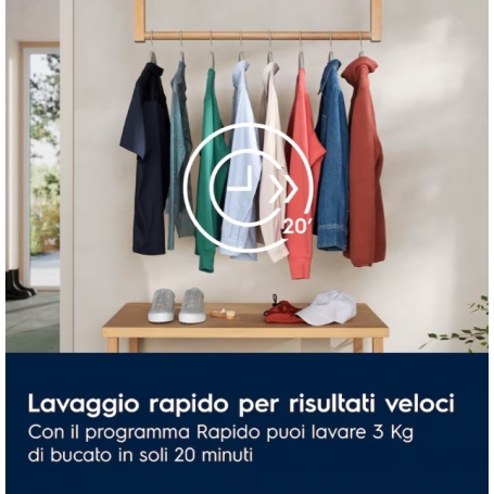 ELECTROLUX EW6F19G LAVATRICE 9KG 1350 GIRI MOTORE NVERTER CLASSE A