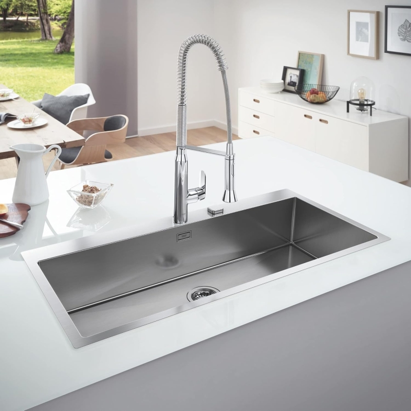 GROHE K800 LAVELLO MONOVASCA IN ACCIAIO INOX...