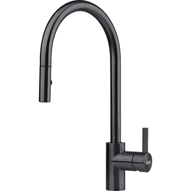 FRANKE EOS NEO DOCCIA 115.0613.671 MISCELATORE CON DOCCETTA ESTRAIBILE - NERO